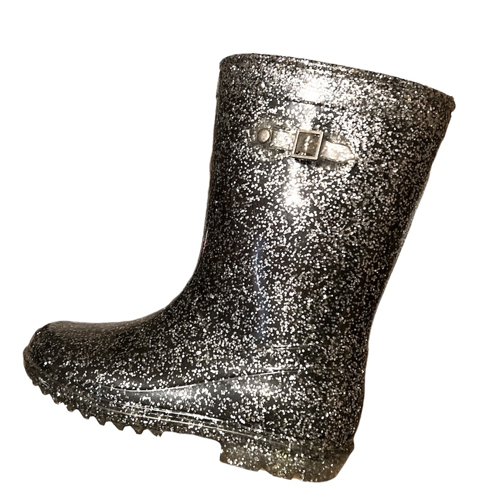 Lilly of New York Glitter Rain Boots, size 13